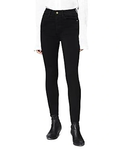 Shop Sanctuary Social High-rise Skinny Ankle Jeans In Black In Eyeliner
