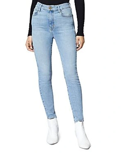 Shop Sanctuary Social High-rise Skinny Ankle Jeans In Light Blue