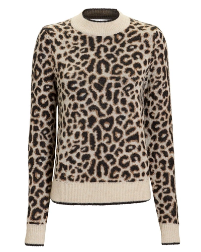 Shop Veronica Beard Marly Leopard Sweater