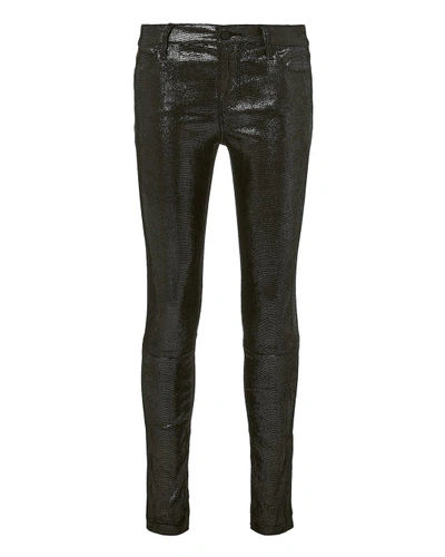 Shop Rta Metallic Skinny Leather Pants