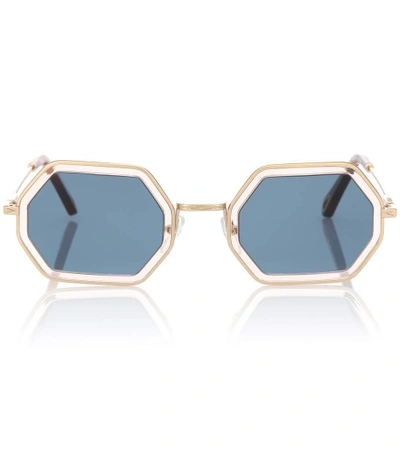Shop Chloé Tally Sunglasses In Blue