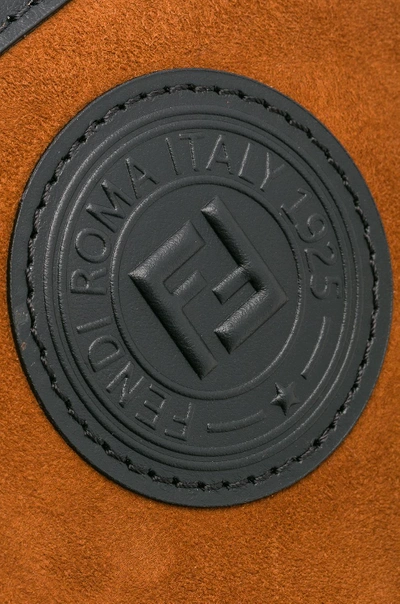 Mini Suede Logo Emblem Camera Case