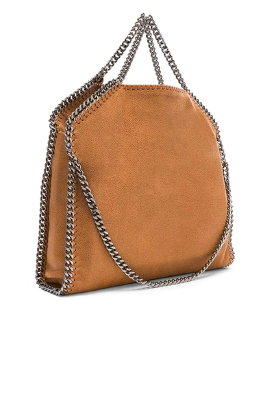 Shop Stella Mccartney Small Fallabella Tote In Brown