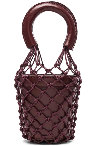 Shop Staud Mini Moreau Bag In Purple