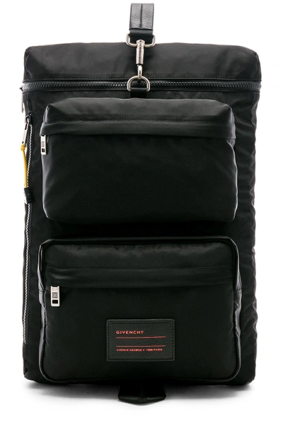 Shop Givenchy Flat Backpack In Black.