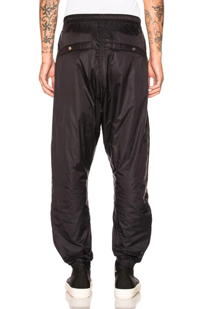 Shop Rick Owens Track Pants In Black