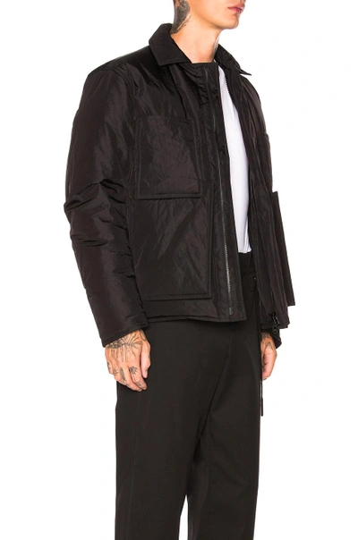 Craig Green Black Crinkle Down Worker Jacket | ModeSens