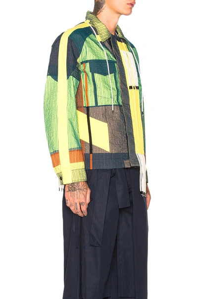 Shop Craig Green Tent Jacket In Green,yellow