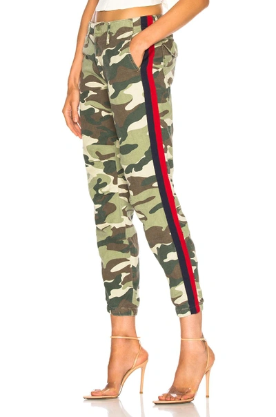 Shop Mother The No Zip Misfit Pant In Camo,green. In Double Time Camo