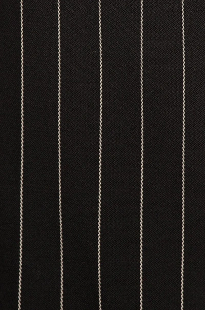 Shop Alexander Mcqueen Pinstripe One Button Blazer In Black & White