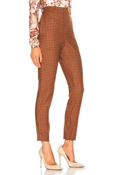 Shop Zimmermann Unbridled Stovepipe Pant In Red Check