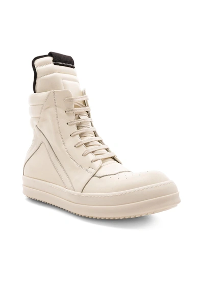 Shop Rick Owens Geobasket In White