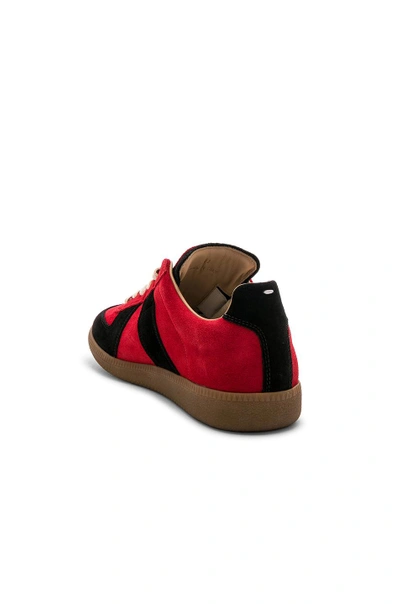 Shop Maison Margiela Replica Sock Sneakers In Red. In Fire & Red