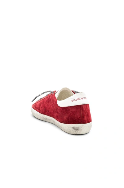 Shop Golden Goose Superstar In Red