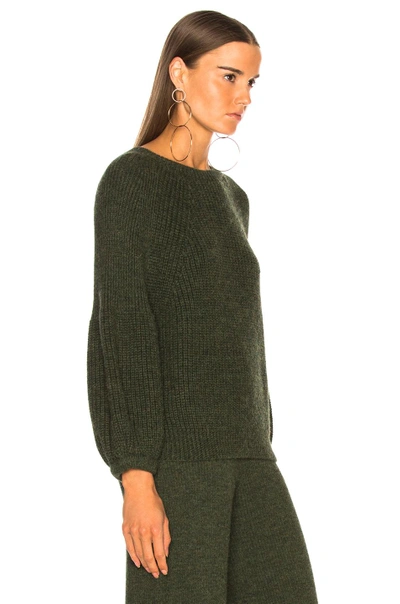Shop Mara Hoffman Eliza Sweater In Olive