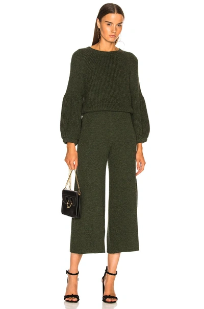 Shop Mara Hoffman Eliza Sweater In Olive
