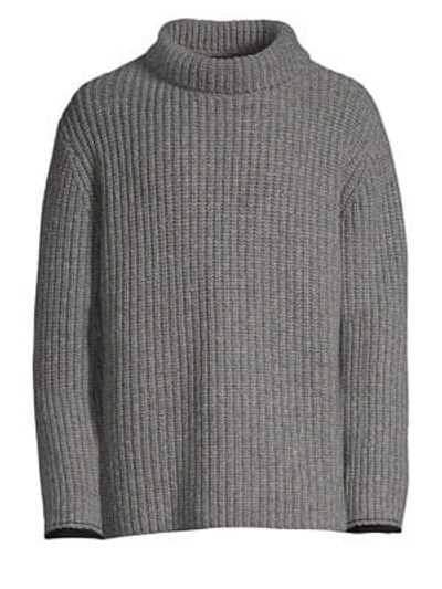 Shop 3.1 Phillip Lim / フィリップ リム Long Sleeve Chunky Sweater In Navy