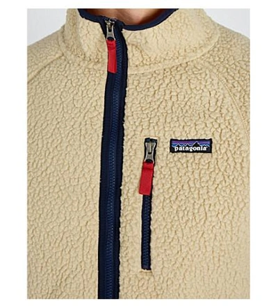 Shop Patagonia Funnel-neck Fleece Jacket In El Cap Khaki