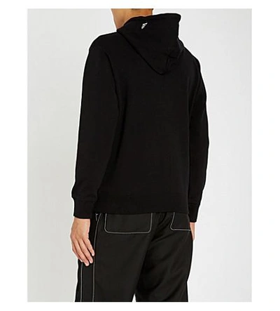 Shop Yohji Yamamoto New Era Cotton-jersey Hoody In Black