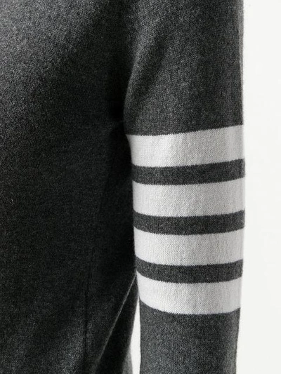 Thom Browne Roll Neck Jumper In Grey