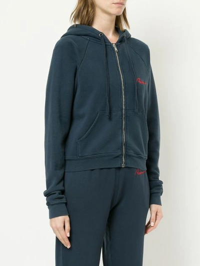 Shop Re/done Zipped Hoodie - Blue