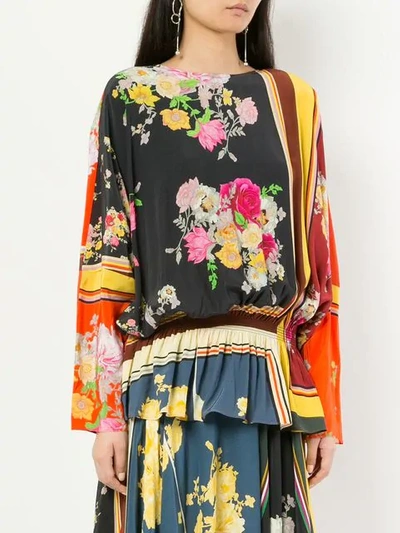 Shop Preen Line Multi-print Blouse - Multicolour