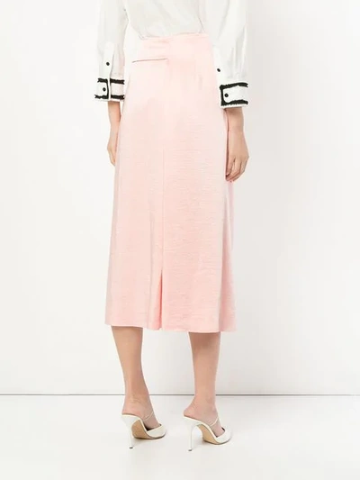 Shop Rejina Pyo Belted Pencil Skirt In Pink