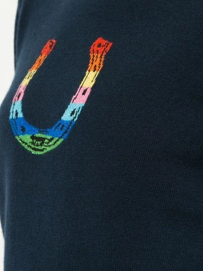 horseshoe print sweater