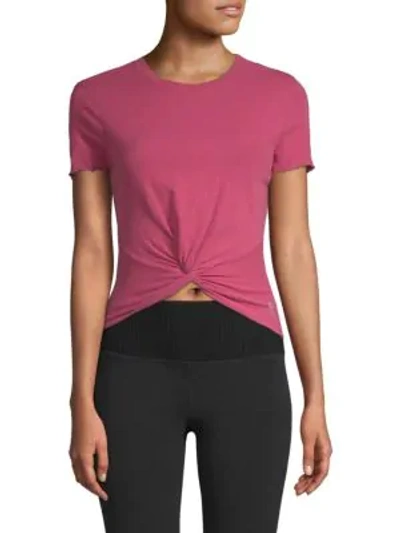 Shop Electric & Rose Village Knot Tee In Cosmo