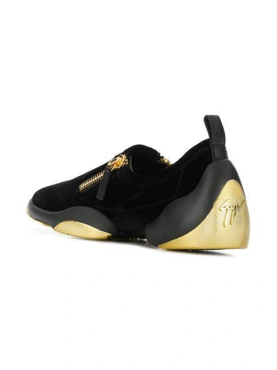 Shop Giuseppe Zanotti Design Light Jump Sneakers - Black