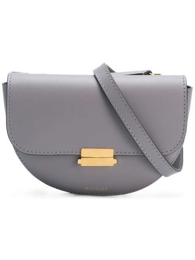 Shop Wandler Anna Belt Bag In Grey