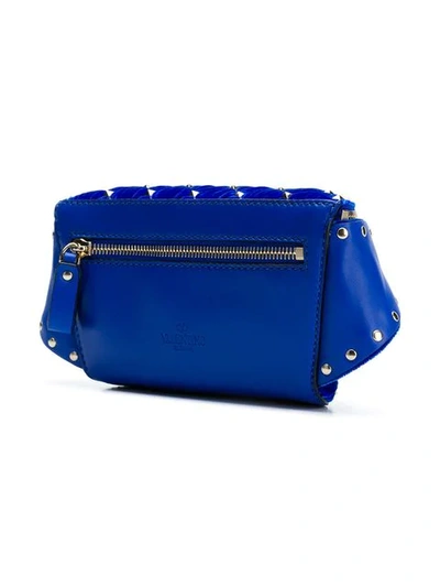 Shop Valentino Garavani Rockstud Spike Belt Bag - Blue
