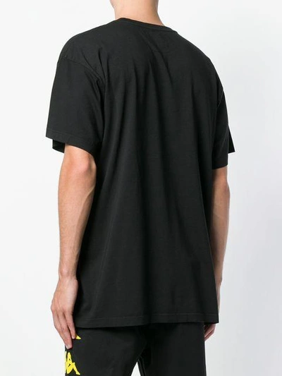 Shop Paura Logo Print T-shirt - Black