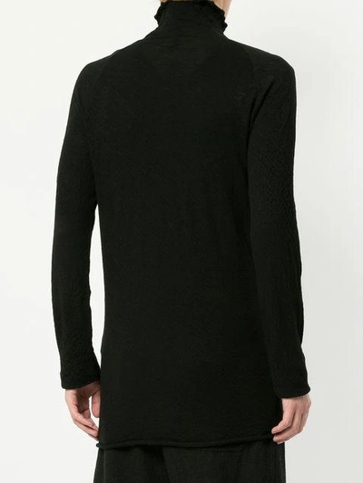 Shop Forme D'expression High Neck Knit Sweater In Black