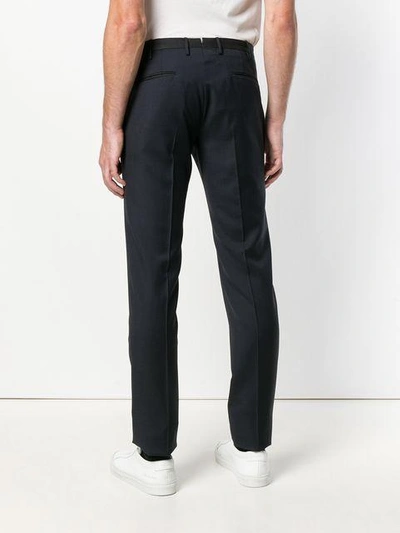 Incotex Classic Tailored Trousers In Blue