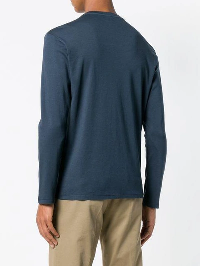 Shop Altea Crew Neck Sweatshirt In Blue