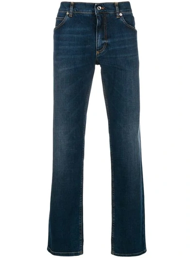 Shop Dolce & Gabbana Straight Leg Jeans - Blue