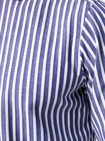 Shop Barba Striped Shirt - Blue