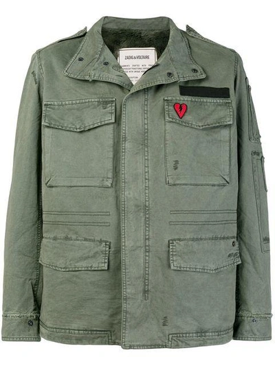 Shop Zadig & Voltaire Zadig&voltaire Military Jacket - Green