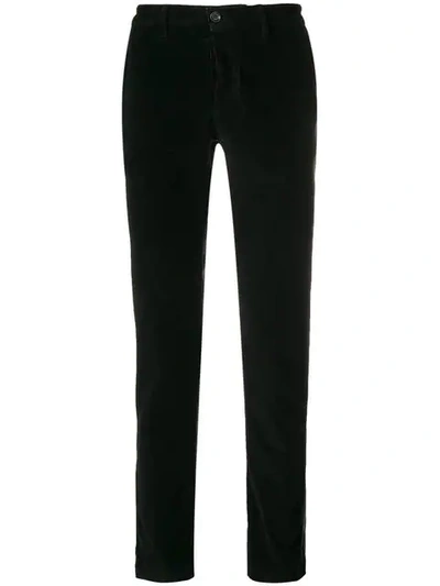 Shop Al Duca D'aosta Corduroy Trousers In Black