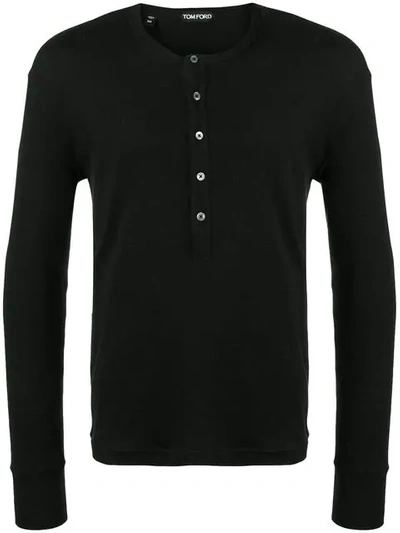 Shop Tom Ford Basic Sweatshirt - Black