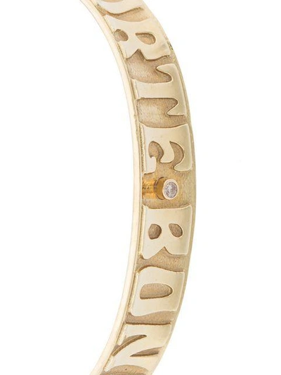 Shop Marlo Laz 10kt Gold Je Porte Bonheur Diamond Cuff - Yellow & Orange