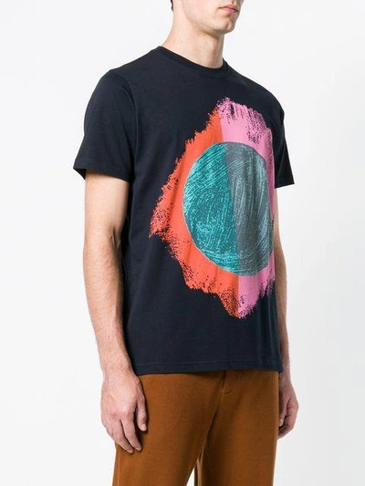 Shop Paul Smith Ps By  Printed T-shirt - Black