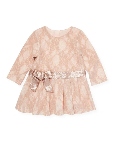 Shop Billieblush Sequined Bow Dress In Nocolor