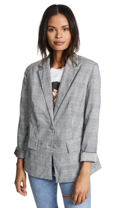 Shop The Jetset Diaries Portman Blazer In Plaid