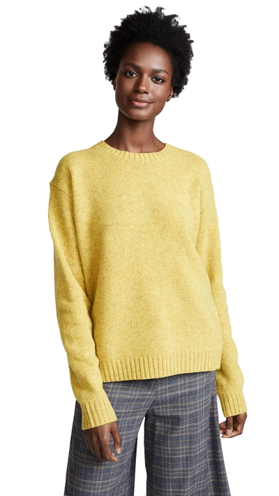 Shop Acne Studios Samara Wool Sweater In Yellow