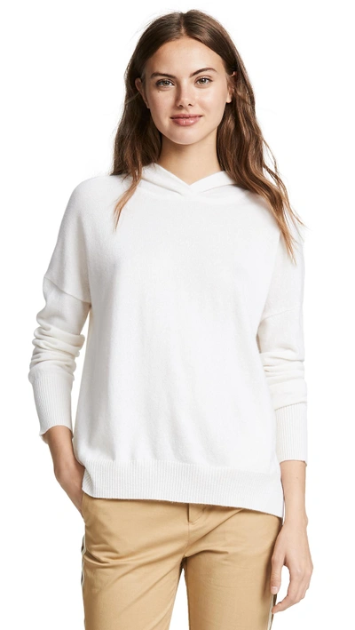 Shop Le Kasha Riga Cashmere Hoodie In White