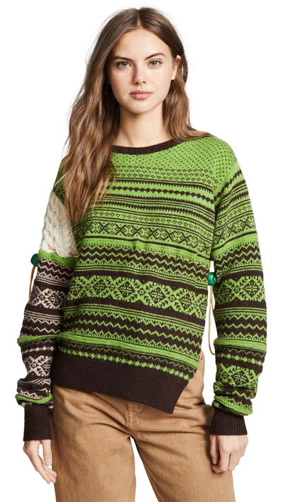 Shop Preen By Thornton Bregazzi Moira Knit In Green