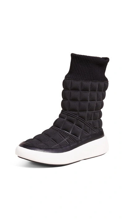 Shop United Nude Bo Bubble Sneaker Boots In Black