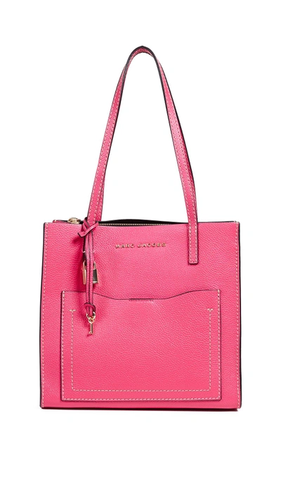 Shop Marc Jacobs Medium Grind T Pocket Tote In Peony